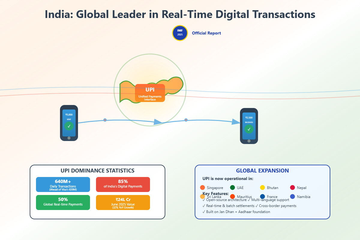 India Becomes Global Leader in Fast Payments
