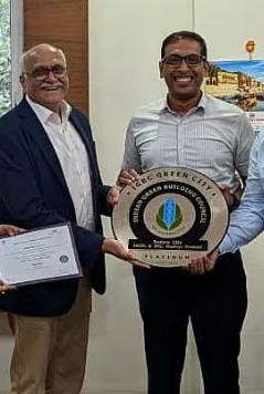 Indore Awarded IGBC Green City Platinum Certification