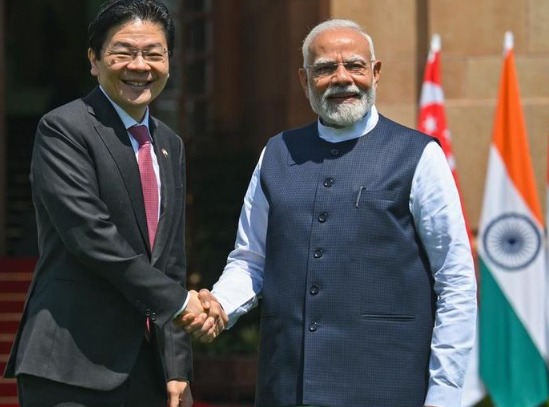 India and Singapore Strengthen Defence Cooperation and Trade Partnerships on 60th Anniversary of Diplomatic Ties