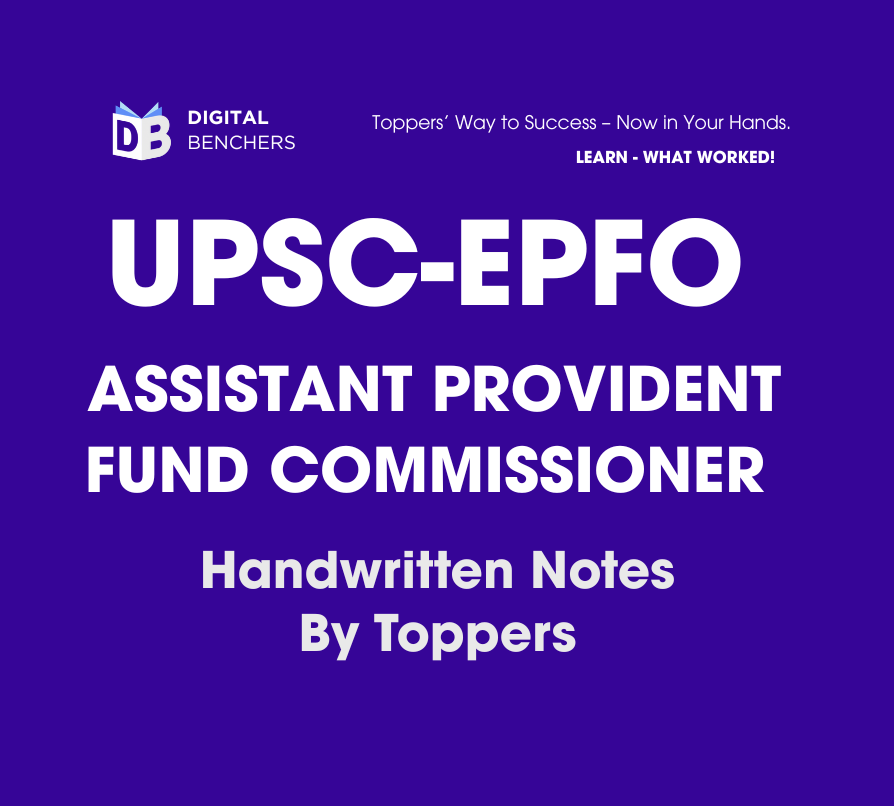 UPSC APFC Handwritten Notes by Toppers