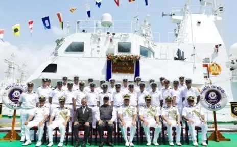 Indian Coast Guard Commissions Adamya-Class Fast Patrol Vessel