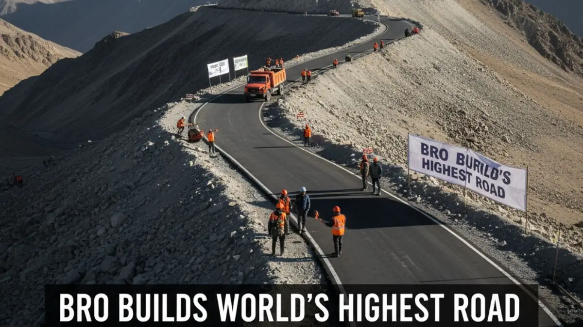 BRO Builds World’s Highest Road – 19,400 ft, Ladakh (2025)