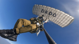 Military Combat Parachute System Completes 32,000-Foot Combat Jump
