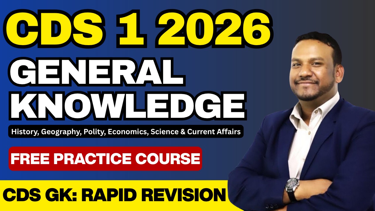 Free Practice Batch by Quasif Ansari for CDS 1 2026