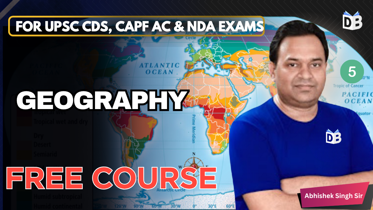 Free Geography Course for CDS 1 2026
