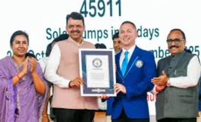 Maharashtra Sets World Record in Solar Pump Deployment