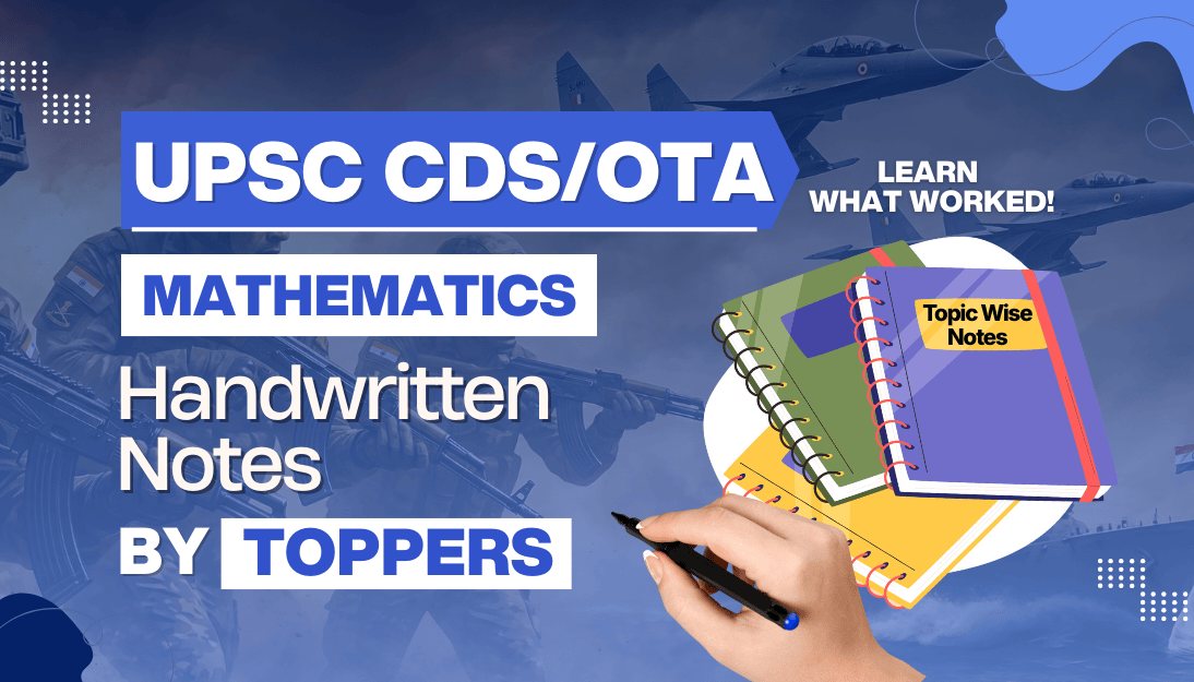 UPSC CDS Mathematics Handwritten Notes