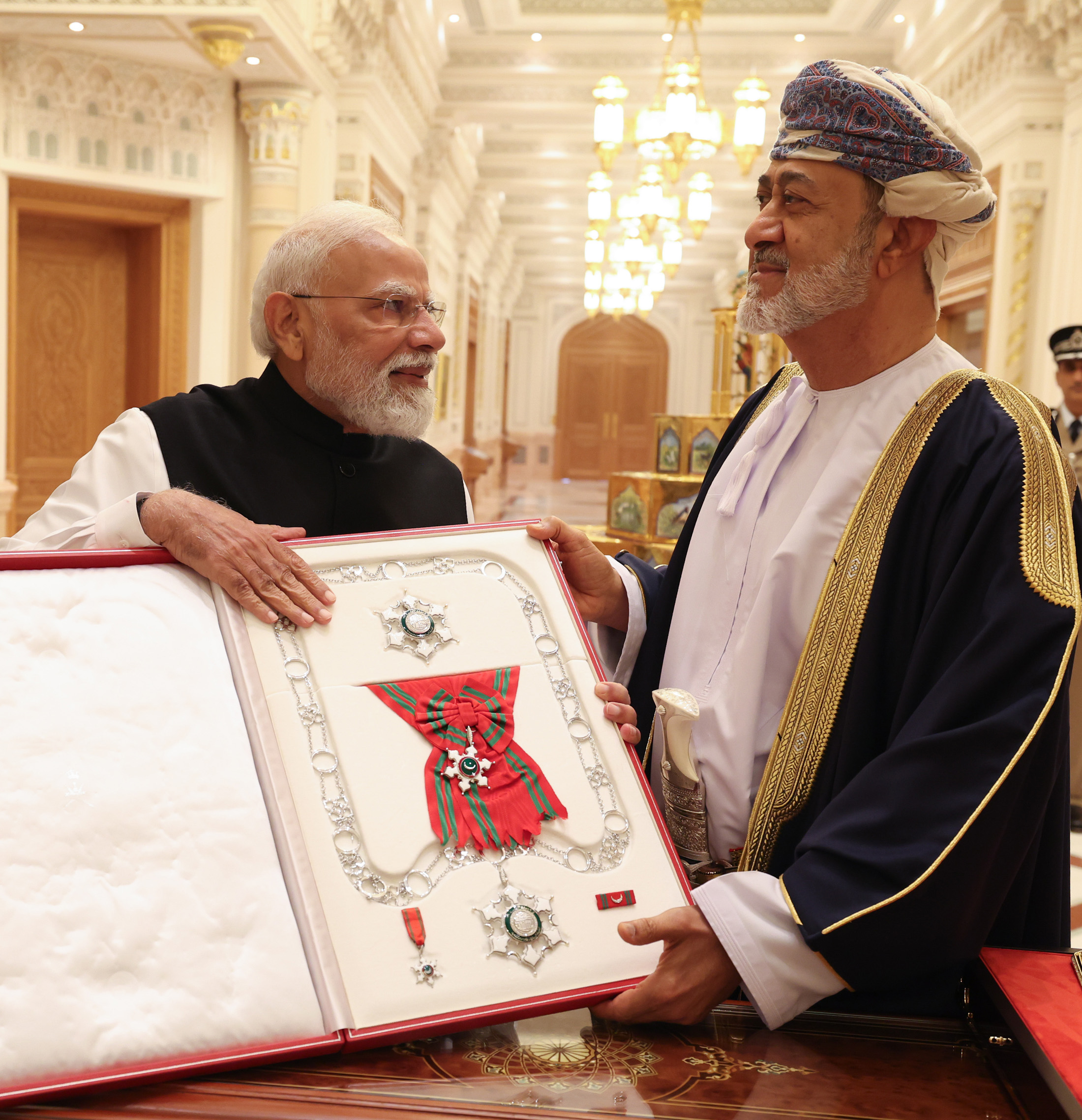 Order of Oman Conferred on Indian Prime Minister