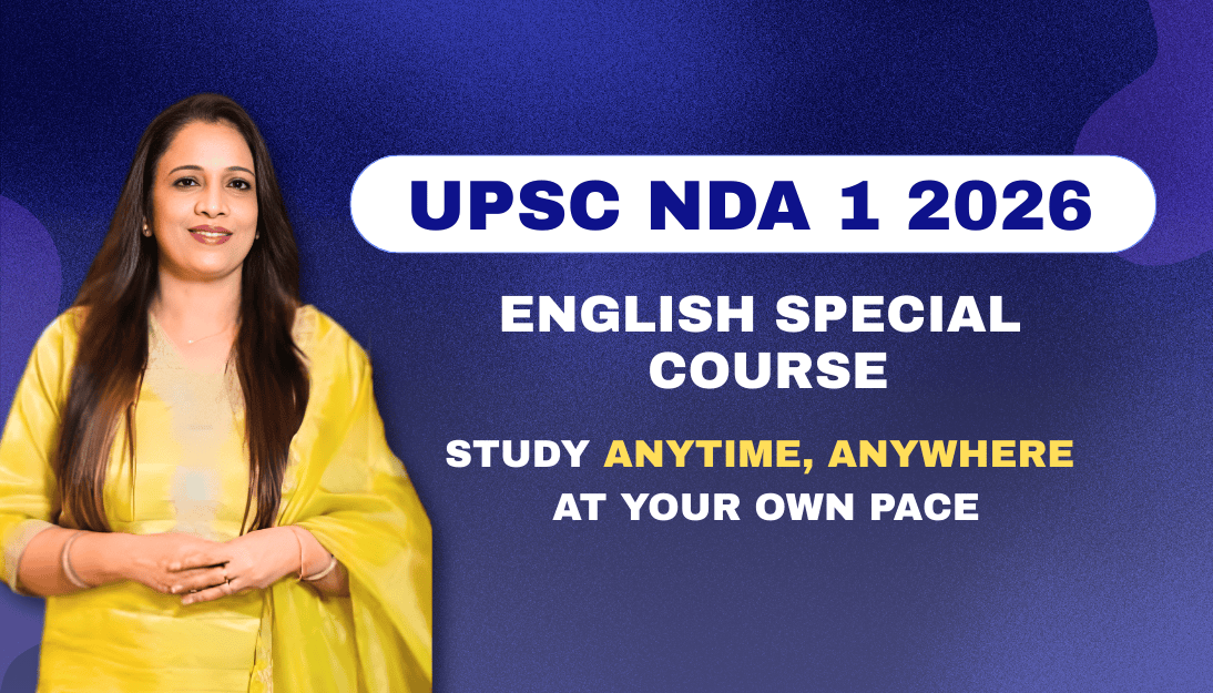 Sample English Special Batch for NDA 1 2026 by Rani Mam