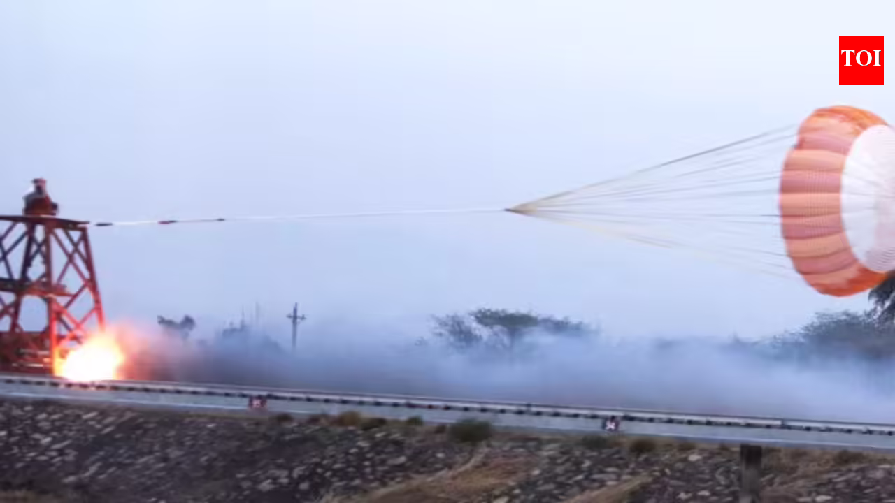 DRDO Conducts Gaganyaan’s Drogue Parachute Test