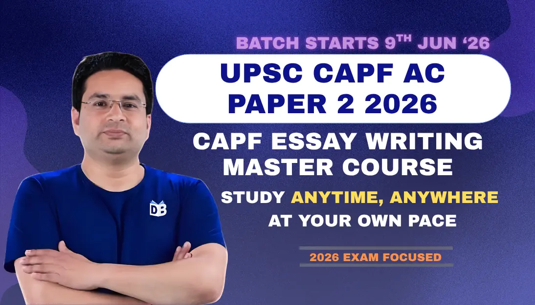 UPSC CAPF AC Paper 2 Essay Writing Master Course