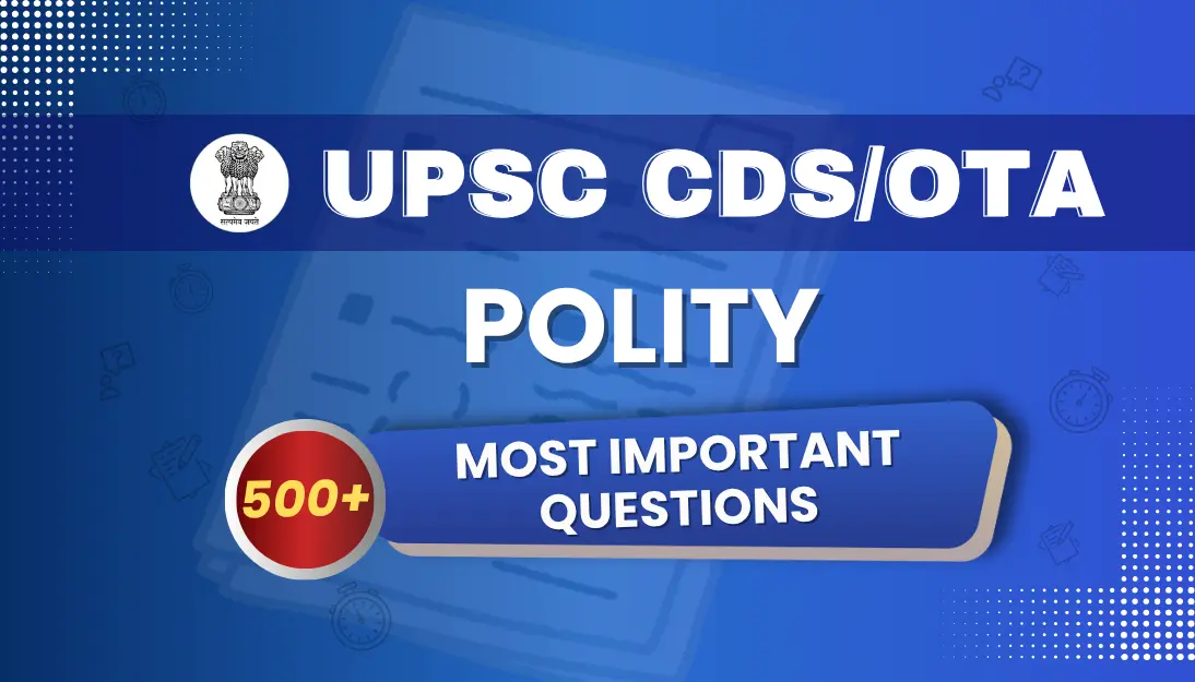Most Expected Questions Top 500 questions for General Knowledge - Polity