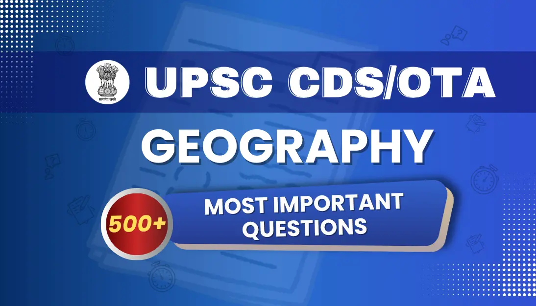 Most Expected Questions Top 500 questions for General Knowledge - Geography