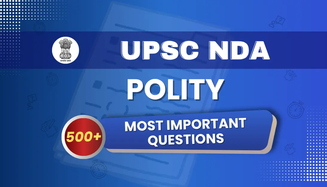 Most Expected Questions Top 500 questions for General Knowledge - Polity