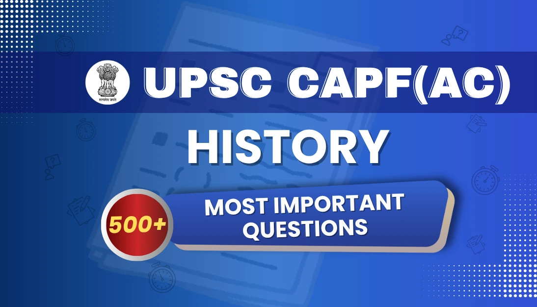 Most Expected Questions Top 500 questions for General Knowledge - History