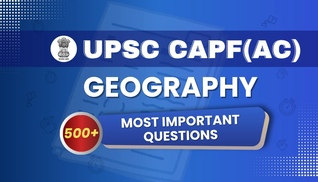 Most Expected Questions Top 500 questions for General Knowledge - Geography