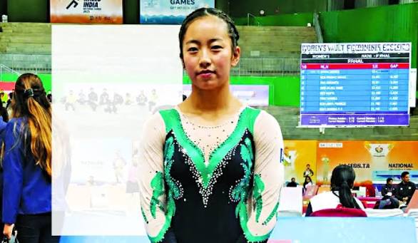 Ariha Pangambam Wins Historic Gold in Aerobic Gymnastics