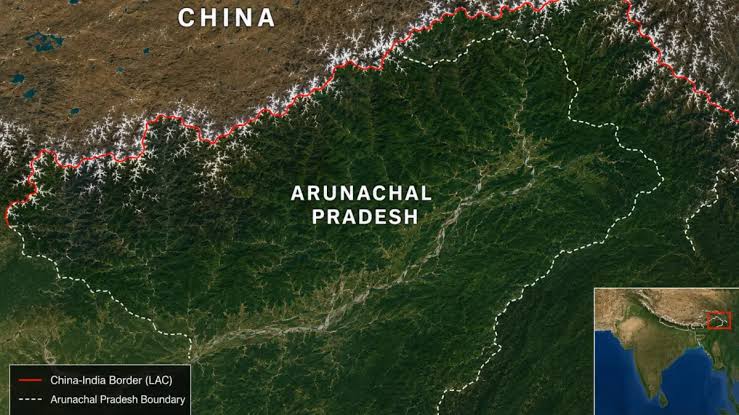 India Maps 27 Places in Arunachal Pradesh with Official Names