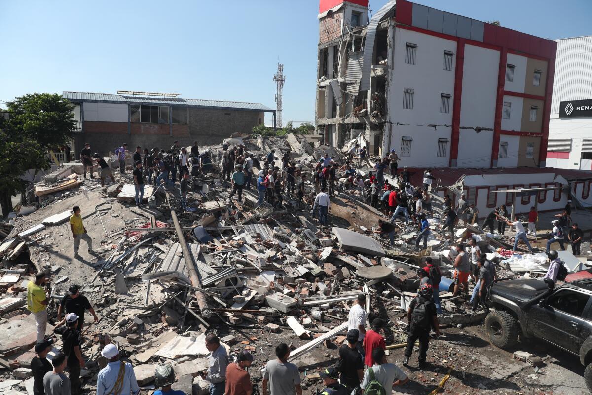 Colombia Hit by Major Earthquake