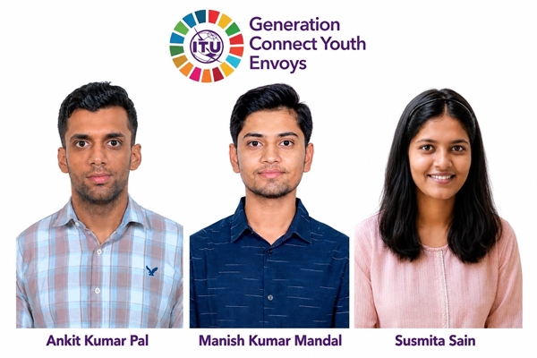 Three Sanchar Mitras Selected as ITU Generation Connect Youth Envoys