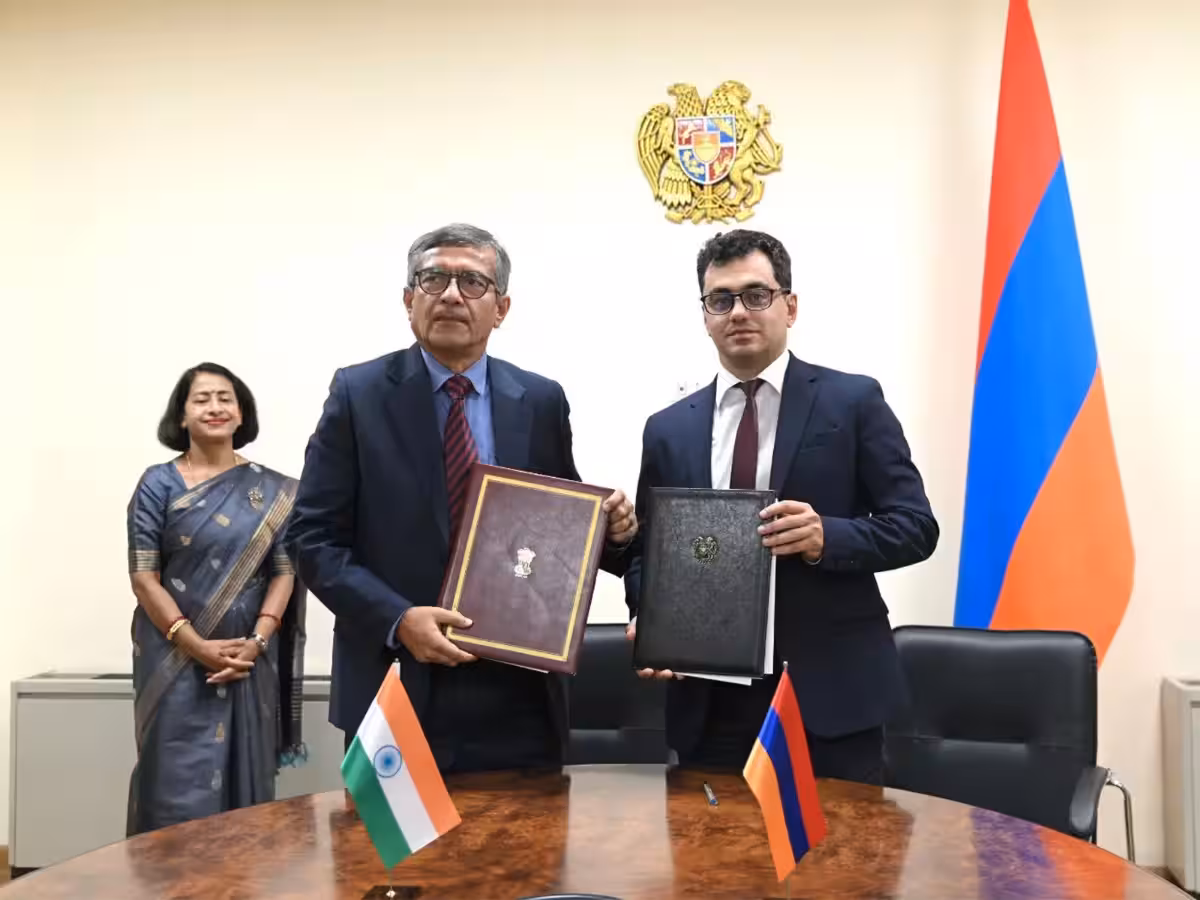 India and Armenia Sign Defence Cooperation MoU