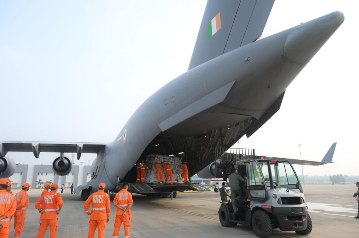 India Sends Humanitarian Assistance to Nepal