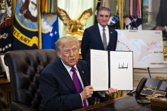 Trump Orders Renaming of Lake Ontario as ‘Lake America’