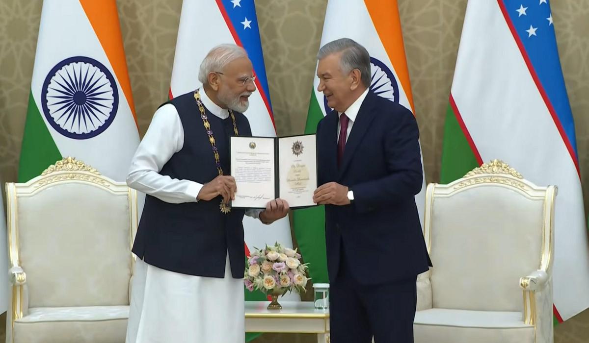 PM Modi Receives Uzbekistan’s Highest Honour