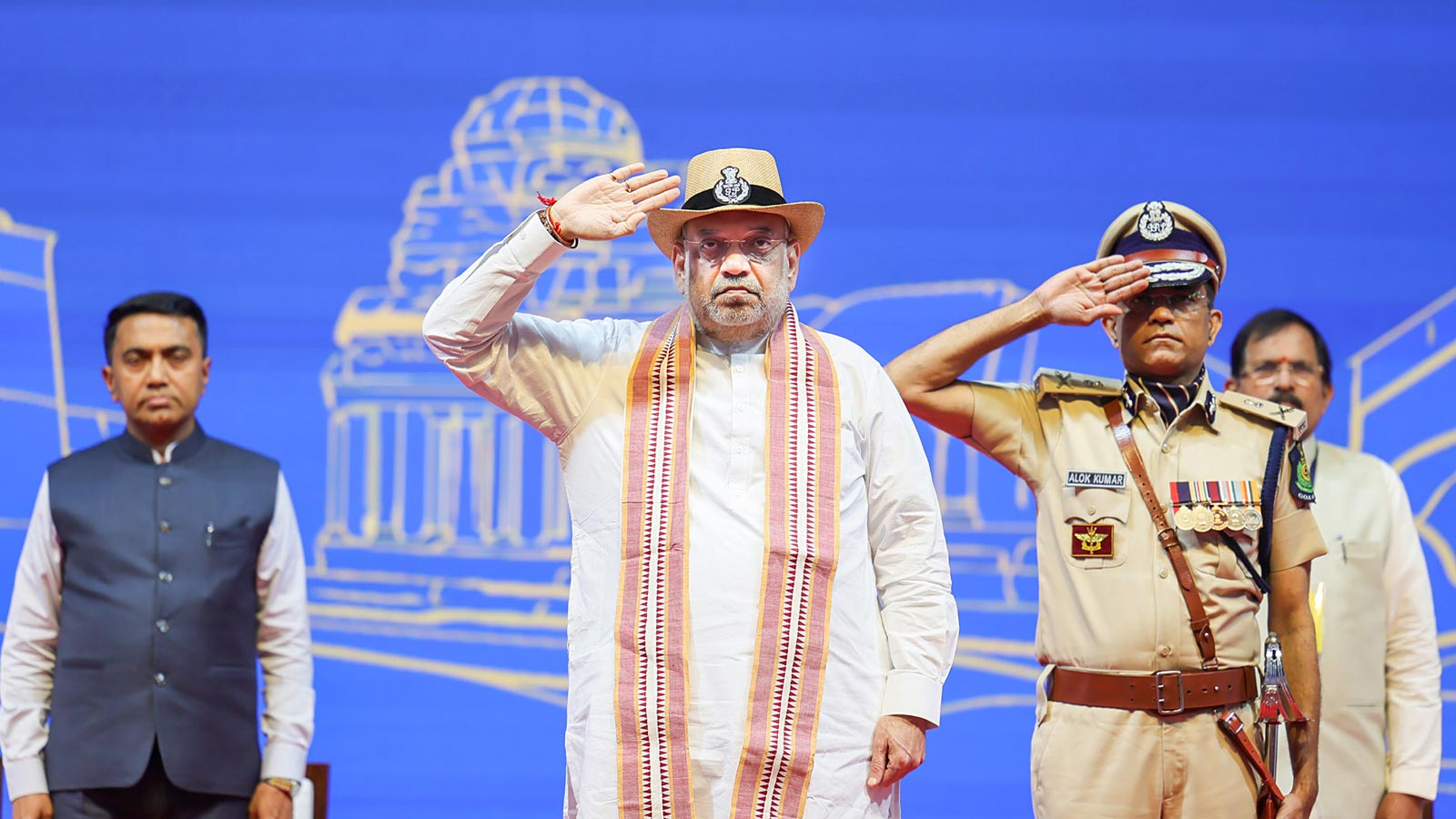 Goa Police Awarded President's Colour